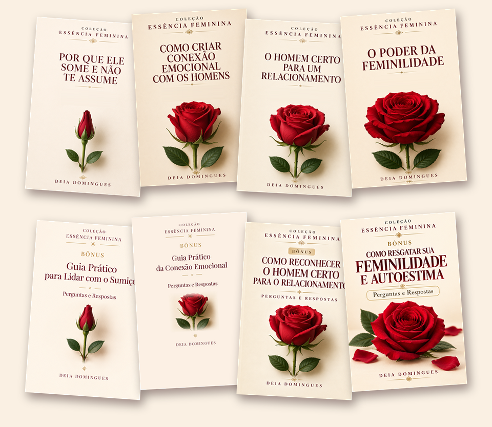 4 eBooks e 4 Bônus da Coleção Essência Feminina